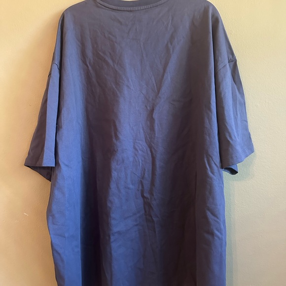 NWT White Fox Capsule 9 Volcanic oversized Tee gray pink L/XL - Picture 3 of 6